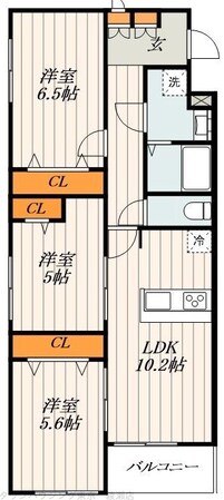 プランドールウエストの物件間取画像